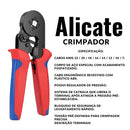 Kit Profissional Eletricista — Crimpador + Decapador + 1.250 Terminais