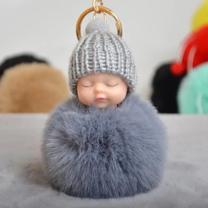 Chaveiro Pompom Bêbe Fofinho