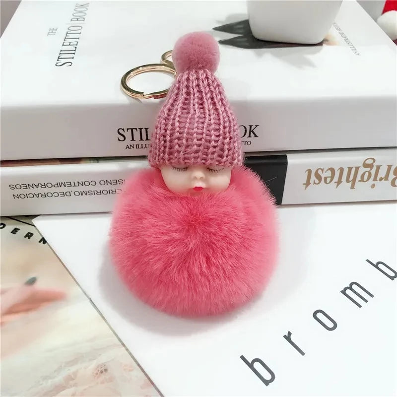 Chaveiro Pompom Bêbe Fofinho