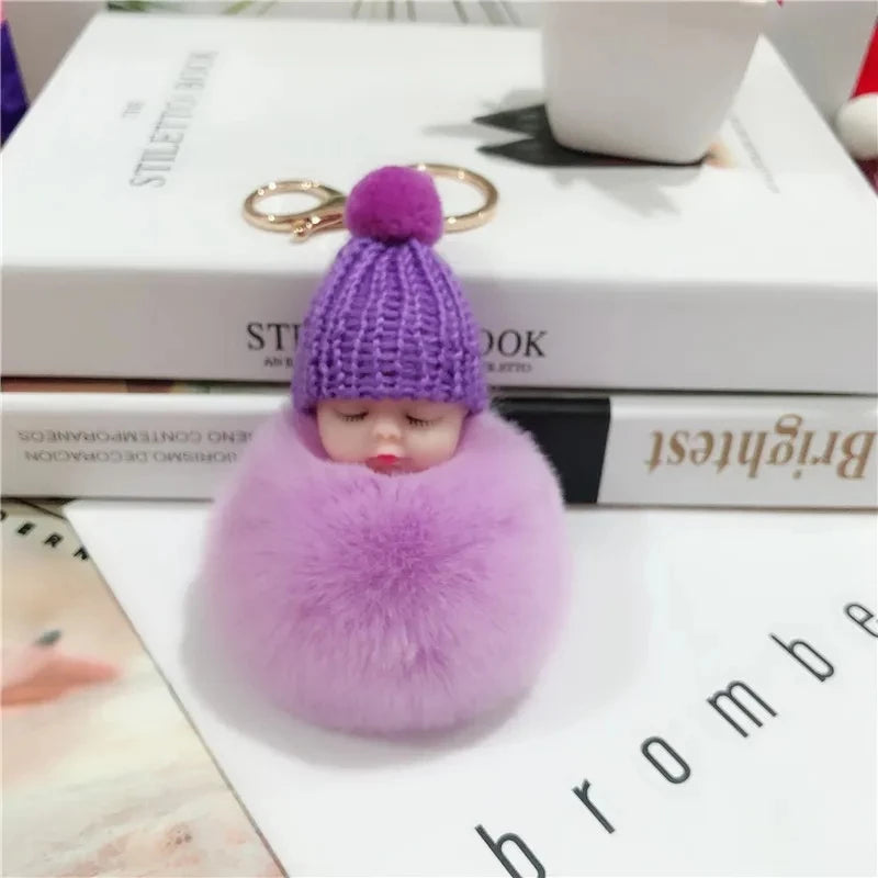 Chaveiro Pompom Bêbe Fofinho